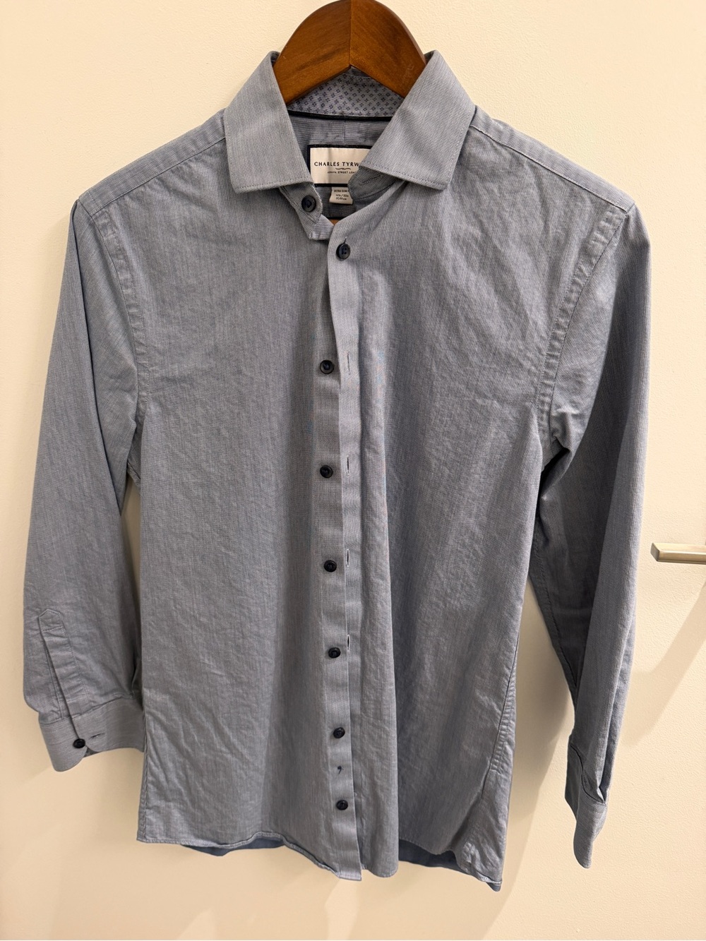 Charles Tyrwhitt Slate Blue Men's Dress Shirt